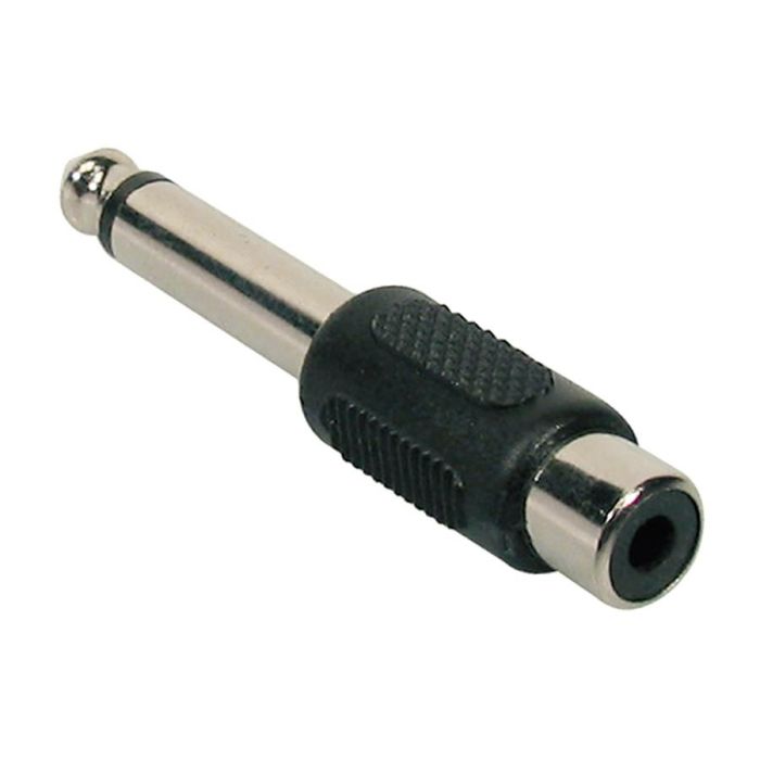 Boston verloop plug, RCA female 6,3mm jack male mono-1