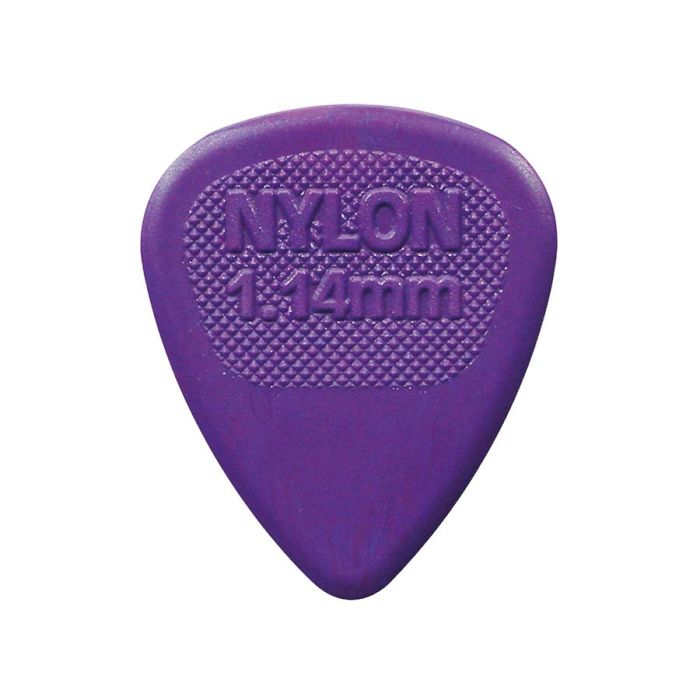 Dunlop Nylon Midi 1.14 mm. plectra, nylon, paars, 72-pack