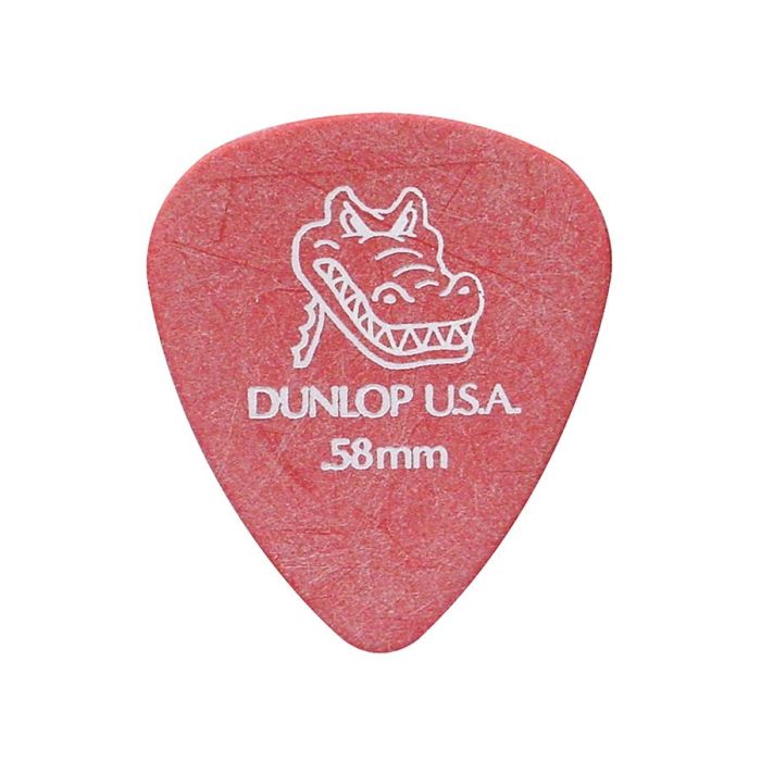 Dunlop Gator Grip 0.58 mm. plectra, rood,  72-pack