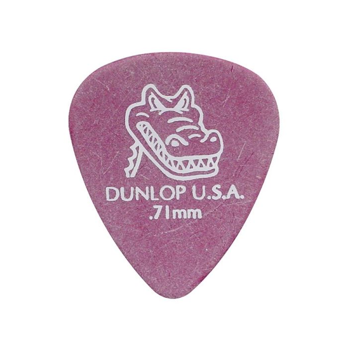 Dunlop Gator Grip 0.71 mm. plectra, paars, 72-pack