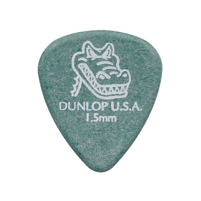 Dunlop Gator Grip 1.50 mm. plectra, groen, 72-pack