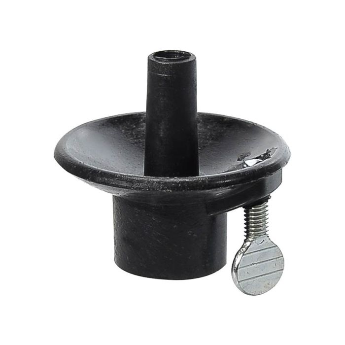 Hayman zadel voor hi-hat-bekken, nylon, met verstelbare kantelbout, wit, binnendiameter 7,0 mm