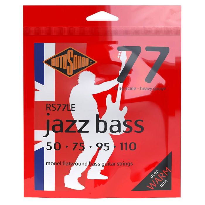 Rotosound Jazz Bass 77 snarenset basgitaar, monel flatwound, longscale 050/110