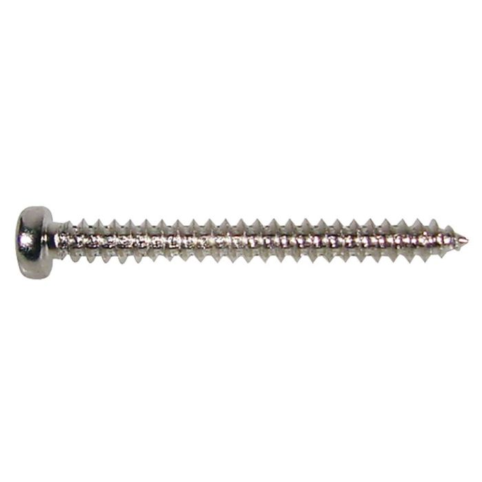 Boston pickup screw, 2,6x25mm, 12pcs, dome head, tapping, nickel