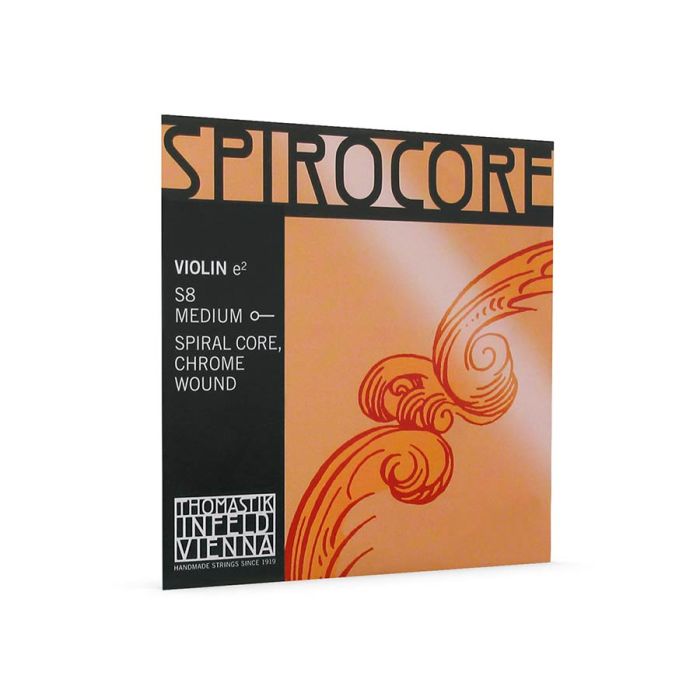 Thomastik Infeld Spirocore vioolsnaar E-1 4/4, medium, spiral core, chrome