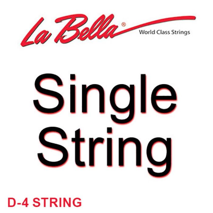 La Bella Concert D-4 string, golden alloy wound