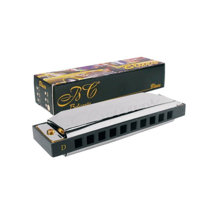 Belcanto blues harp, 20-tonig, D, ABS