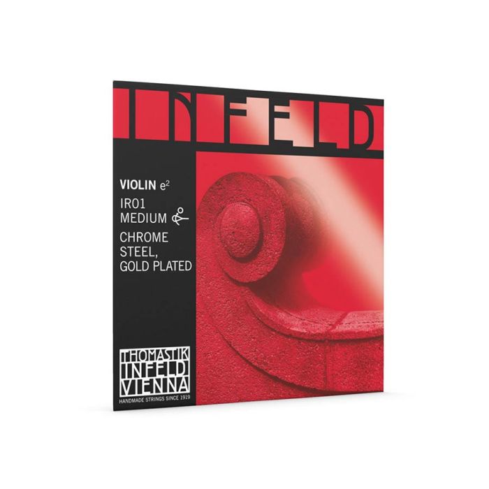 Thomastik Infeld Infeld Red vioolsnaar E-1 4/4, rood, chromesteel, verguld