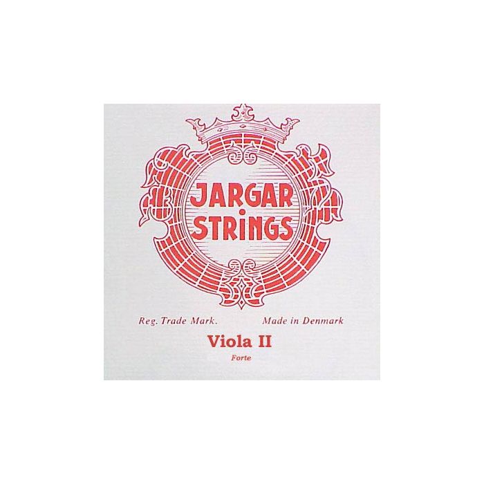 Jargar Classic Red altvioolsnaar D-2, hard, rood, flexi-metal