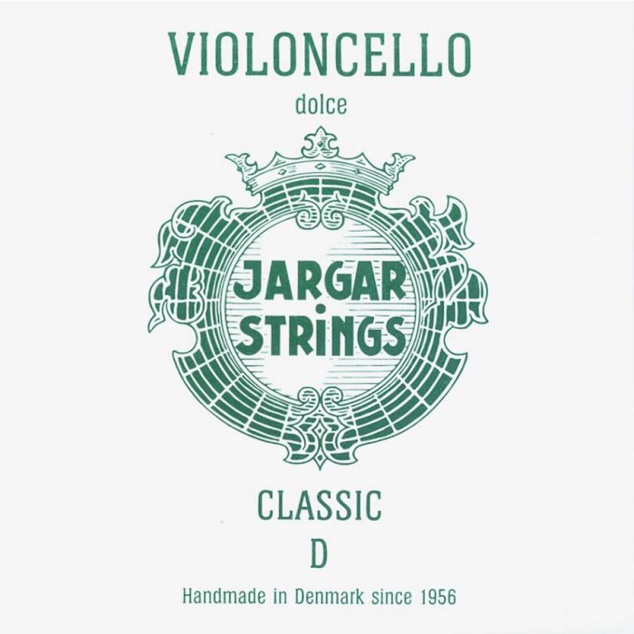 Jargar Classic Green cellosnaar D-2, soft, groen, flexi-metal