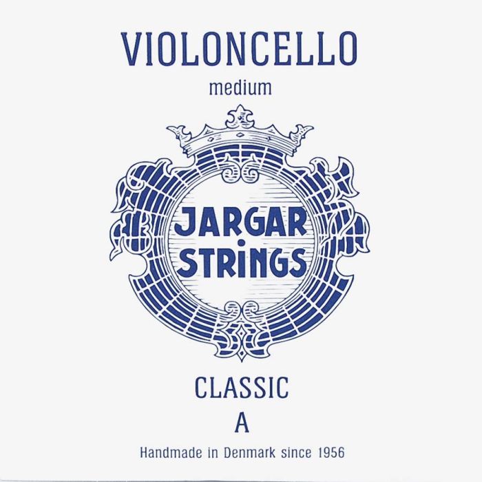 Jargar Classic Blue cellosnaar A-1, medium, blauw, flexi-metal