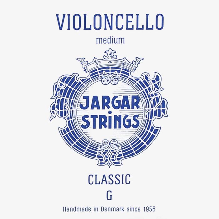 Jargar Classic Blue cellosnaar G-3, medium, blauw, flexi-metal