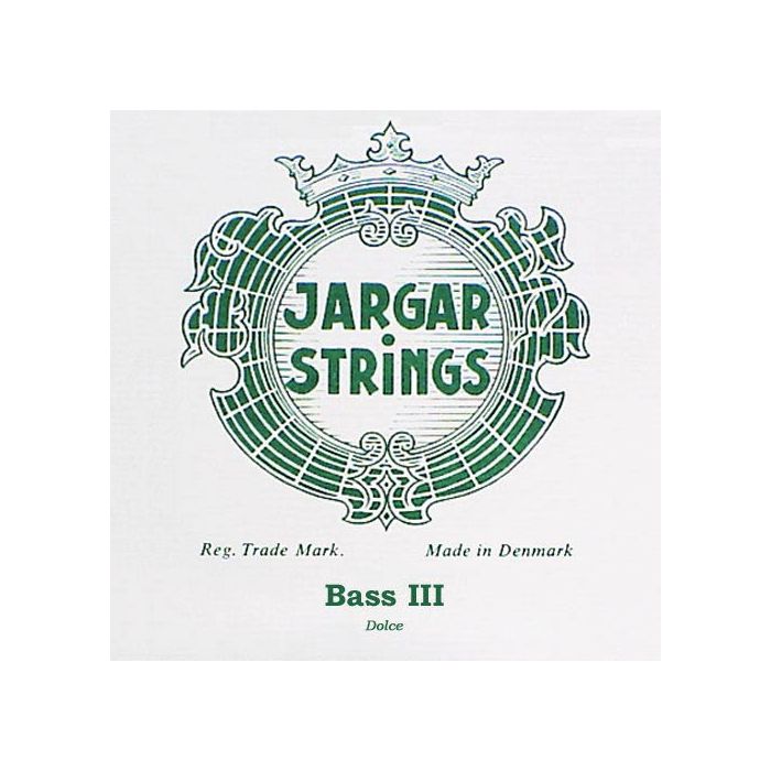 Jargar Classic Green contrabassnaar A-3, soft, groen, flexi-metal