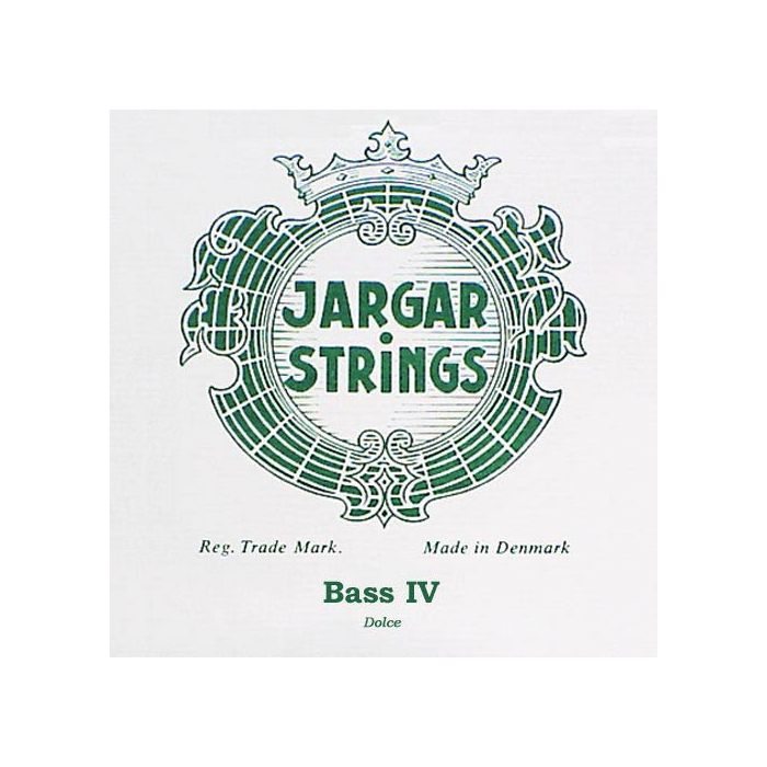 Jargar Classic Green contrabassnaar E-4, soft, groen, flexi-metal