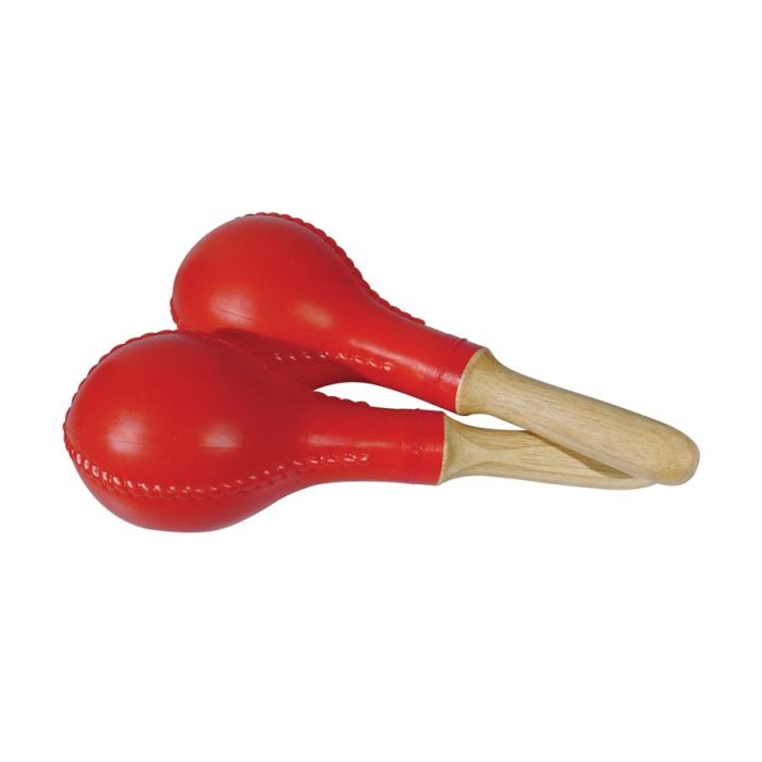 Hayman maracas, plastic, groot model, rood, paar