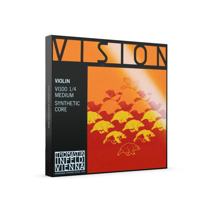 Thomastik Infeld Vision snarenset viool 1/4, bestaande uit VI-01-14, VI-02-14, VI-03-14 en VI-04-14