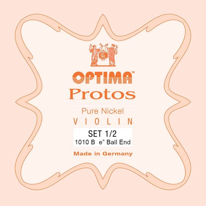 Optima Protos snarenset viool 1/2, steel & chromesteel