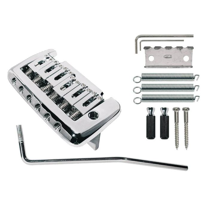 Boston tremolo Stallion, pitch 10,5mm, with 2 studs, chrome