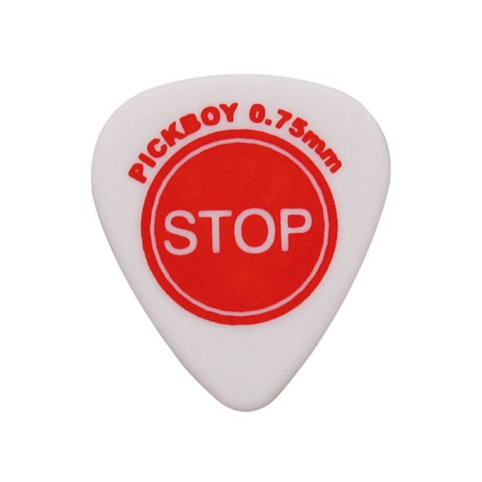 Pickboy Celltex 0.75 mm. plectra met "stop"-design, 50-pack