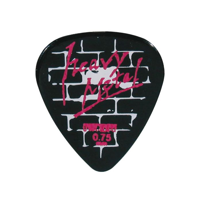 Pickboy Celltex 0.75 mm. plectra met "the wall"-design, 50-pack