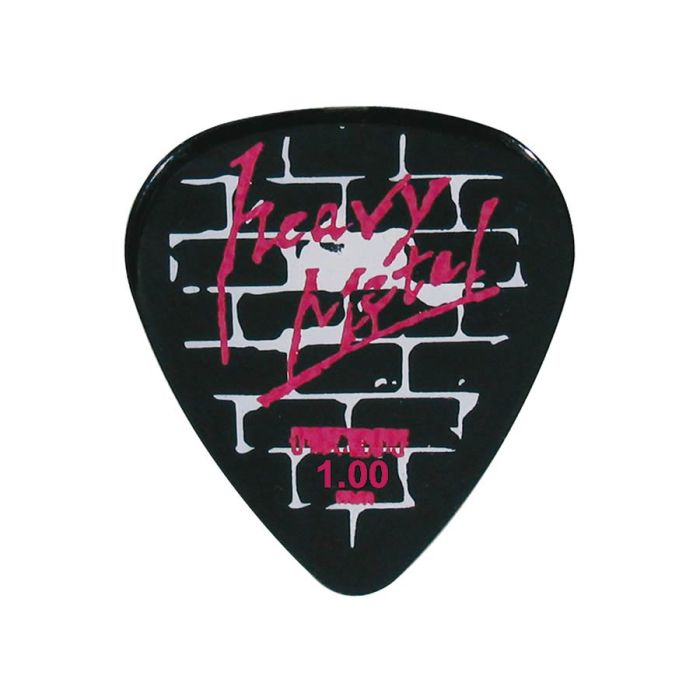 Pickboy Celltex 1.00 mm. plectra met "the wall"-design, 50-pack