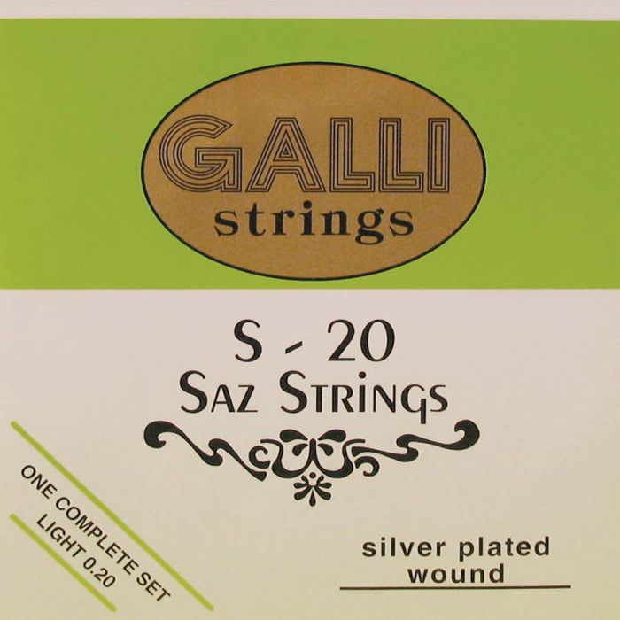 Galli snarenset saz, silverplated light 008-008-012-024-032