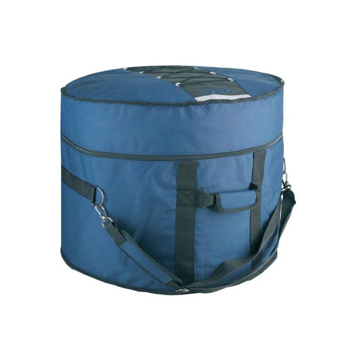 Boston deluxe bassdrum gigbag 18", zwart-blauw, 15 mm gevoerd hardfoam