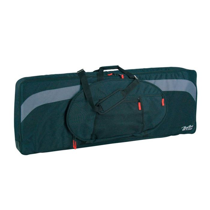 Boston Super Packer gigbag voor keyboard, 25 mm. gevoerd, 1300 x 360 x 130 mm., zwart en grijs