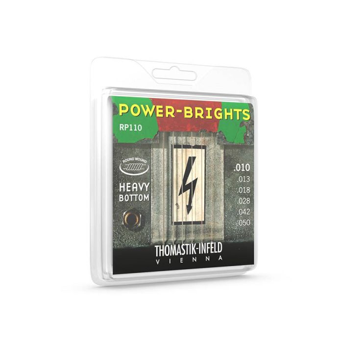 Thomastik Infeld Power Brights snarenset elektrisch, magnecore, 010-013-018-028-042-050