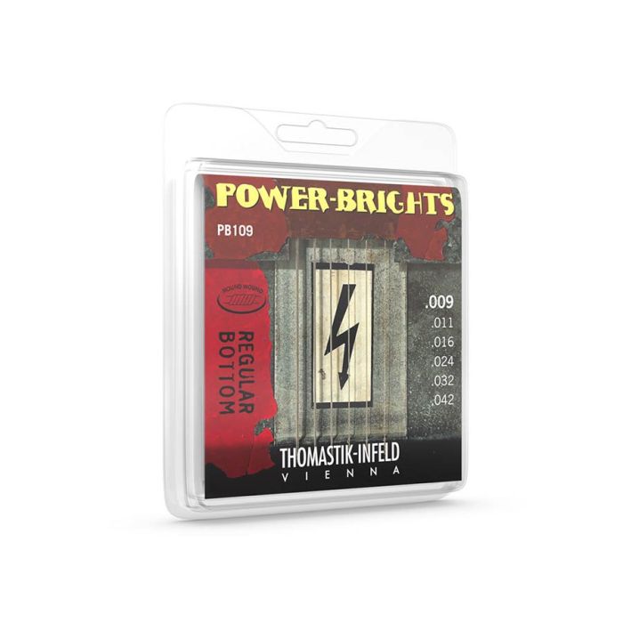 Thomastik Infeld Power Brights snarenset elektrisch, magnecore, 009-011-016-024-032-042