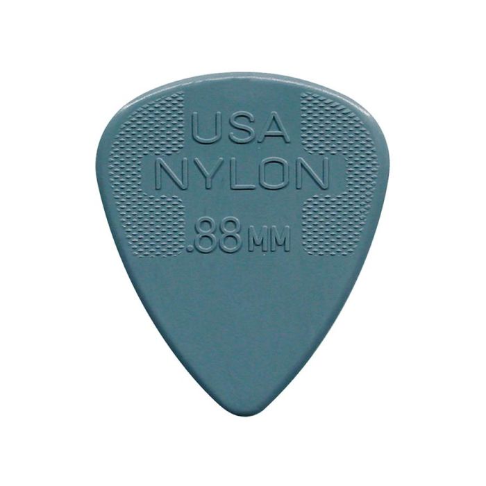 Dunlop Nylon Standard 0.88 mm. plectra, nylon, donkergrijs, 12-pack