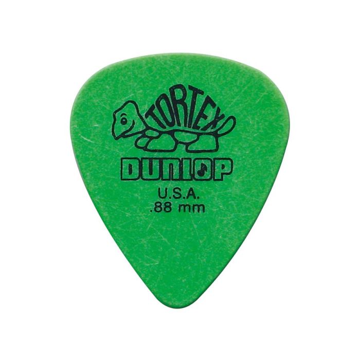 Dunlop Tortex Standard 0.88 mm. plectra, groen, 12-pack