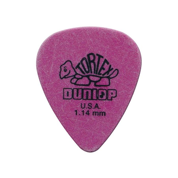 Dunlop Tortex Standard 1.14 mm. plectra, paars, 12-pack