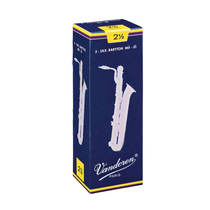 Vandoren Traditional rieten voor baritonsaxofoon 2.5, 5-pack