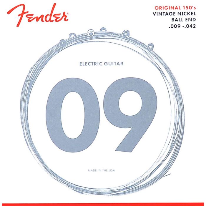 Fender Original 150s snarenset elektrisch, pure nickel, light, 009-011-016-024-032-042