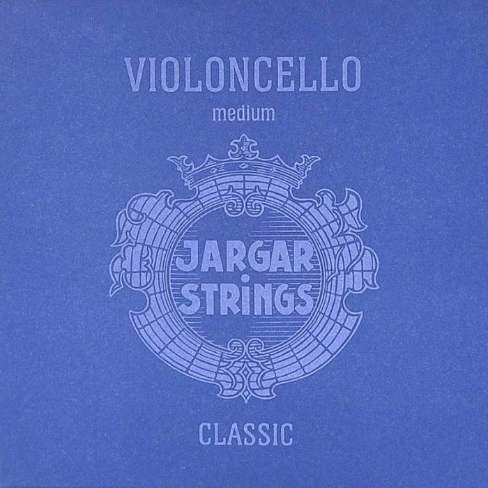 Jargar Classic Blue snarenset voor cello, medium, flexi-metal