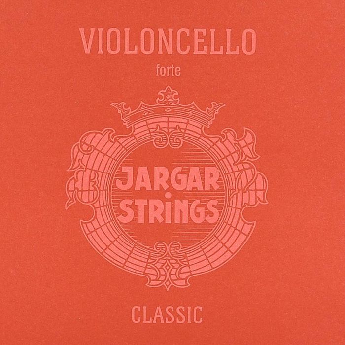 Jargar Classic Red snarenset voor cello, hard, flexi-metal