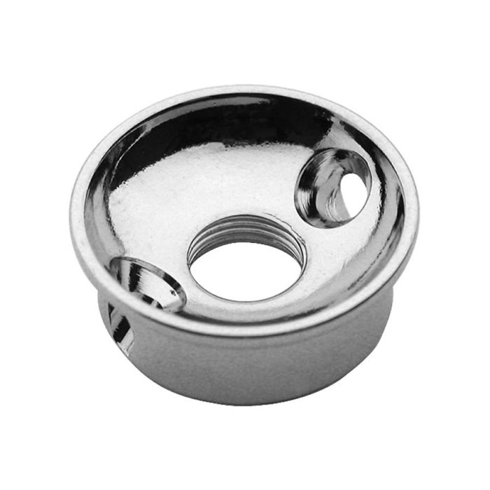 Boston TE-model input cup, with angled screwholes, 3/8" 32 thread, 22mm diameter, nickel