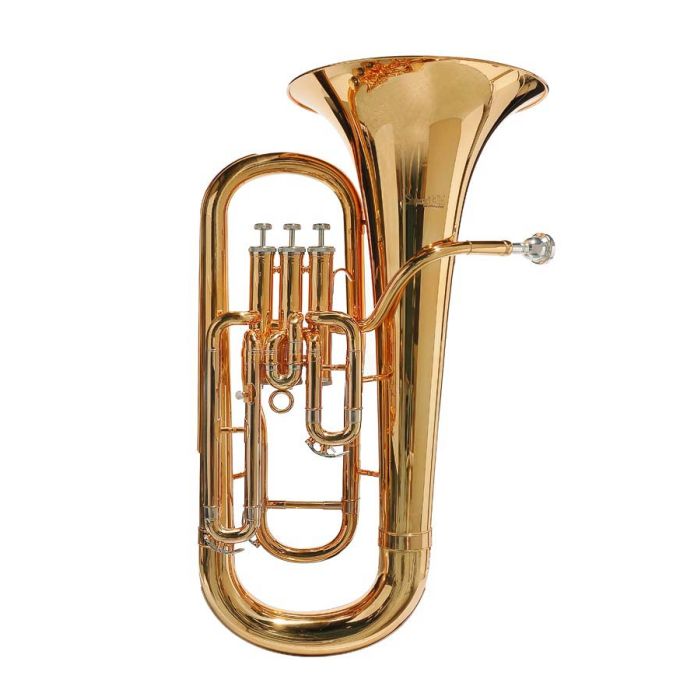 Stewart Ellis Pro Series euphonium, monel ventielen, goudlak, incl. softcase