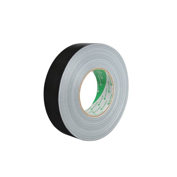 Nichiban Standard gaffa tape, zwart, 38 mm, 50 meter, Nichiban