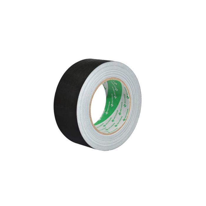 Nichiban Standard gaffa tape, zwart, 50 mm, 25 meter, Nichiban