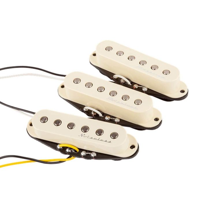 Fender Genuine Replacement Part pickup set Custom Shop parchment Stratocaster® Hot Noiseless™