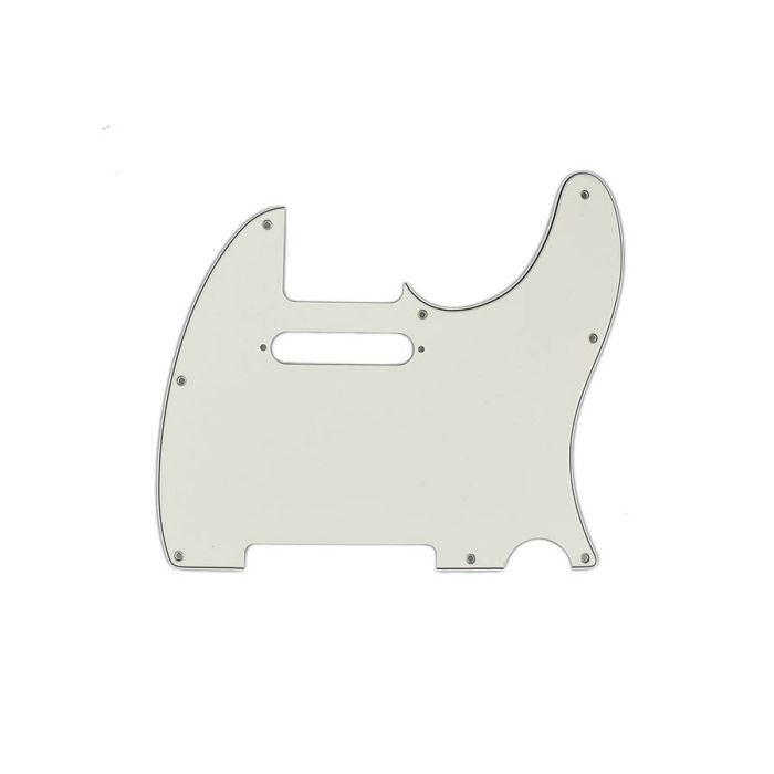 Fender Genuine Replacement Part slagplaat Standard Tele®, 8 schroefgaten, 3 ply, parchment