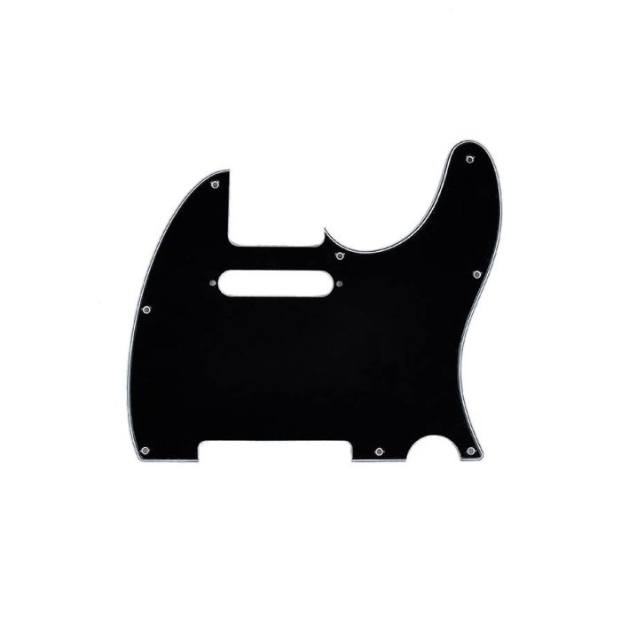 Fender Genuine Replacement Part slagplaat Standard Tele®, 8 schroefgaten, 3 ply, black