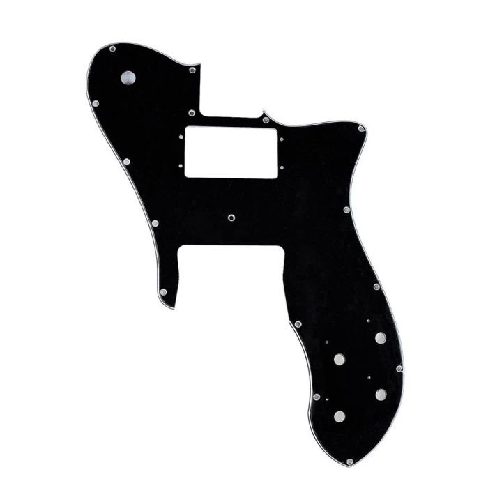 Fender Genuine Replacement Part slagplaat '72 Tele Custom, 16 schroefgaten, 3 ply, black