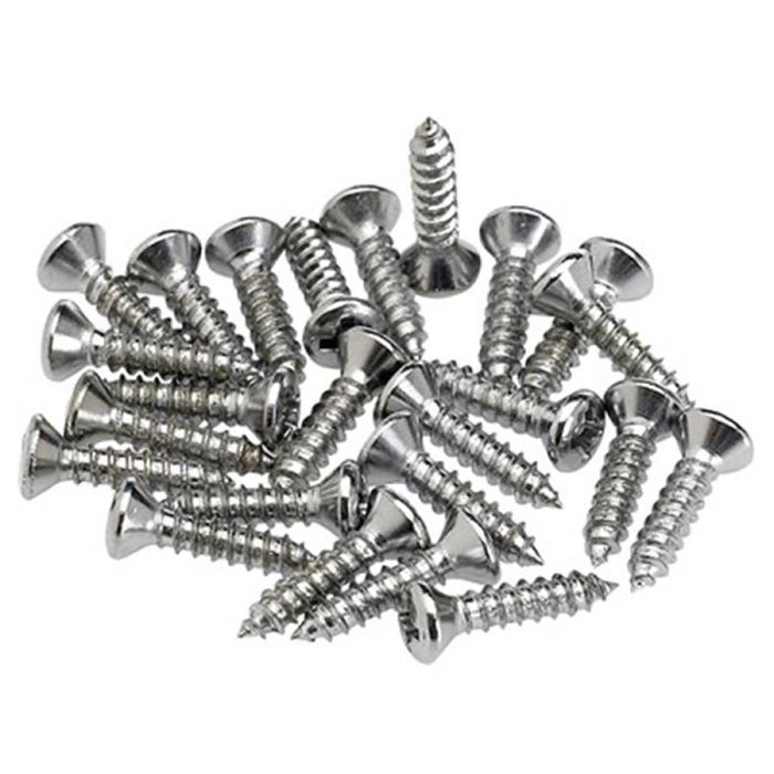 Fender Genuine Replacement Part pickguard screws 24pcs, chrome