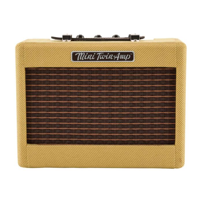 Fender miniatuur-versterker  'Mini57 Twin-Amp™', houten behuizing, 2W, 2x2" speakers