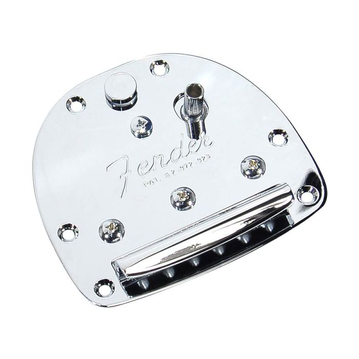 Fender Genuine Replacement Part tremolo assembly Import Jaguar/Jazzmaster Models, chrome