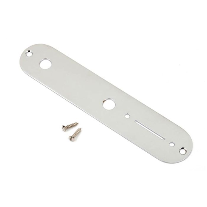 Fender Genuine Replacement Part control plate Tele, chrome