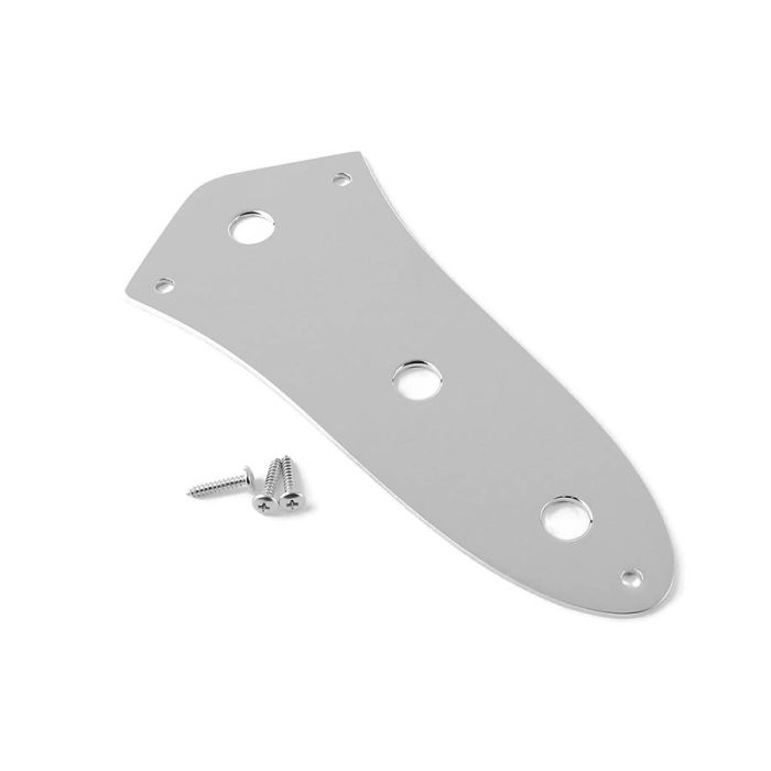 Fender Genuine Replacement Part control plate,  enï en¾ en62 Jazz Bass®, 3 hole, chrome